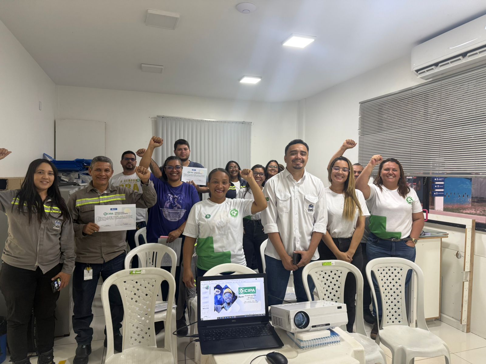 CIPA Inicia Nova Gestão com Reunião e Primeira Inspeção nos Canteiros